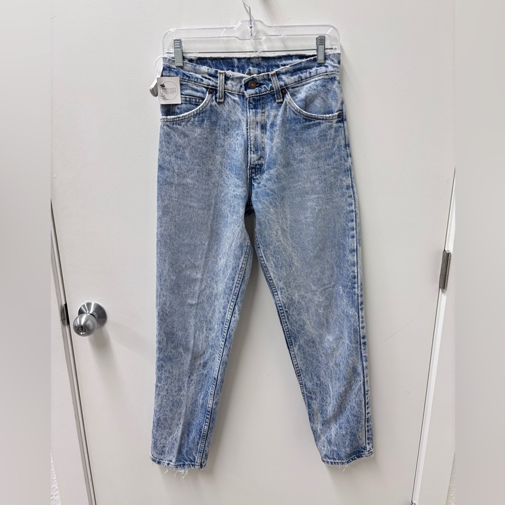 Vintage 1997 Levi's 550 Acid Wash High Rise Women's Jeans